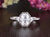 Oval Cut Moissanite Engagement Ring, Edwardian Design