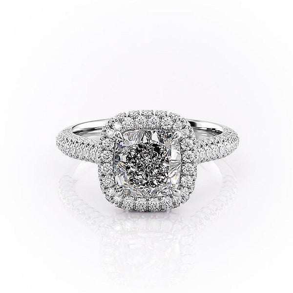 CUSHION CUT MOISSANITE FULL SET