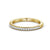 Half Eternity Ring, Round Cut Classic Petite