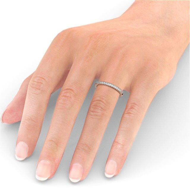 Half Eternity Ring, Round Cut Classic Petite