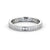 Full Eternity Ring, Round Cut, Milgrain Edge