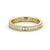 Full Eternity Ring, Round Cut, Milgrain Edge