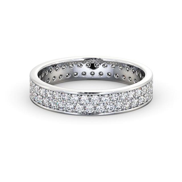 Full Eternity Ring, Round Cut Double Row