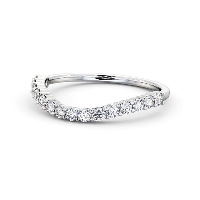 Half Eternity Ring, Round Cut Shaped Design