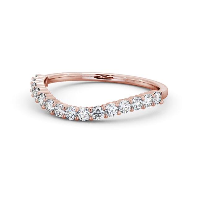 Half Eternity Ring, Round Cut Shaped Design