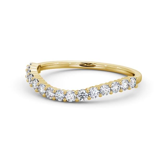 Half Eternity Ring, Round Cut Shaped Design