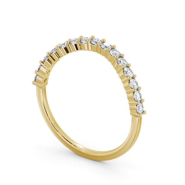 Half Eternity Ring, Round Cut Shaped Design