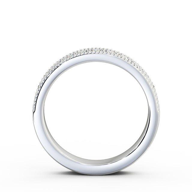 Half Eternity Ring, Vintage Design, Round Cut