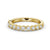 Half Eternity Ring, Round Cut Bubble Ring