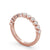 Half Eternity Ring, Round Cut Bubble Ring