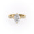 OVAL CUT MOISSANITE STONE SET SHOULDERS WITH MILGRAIN EDGE