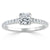 Cushion Cut Moissanite Engagement Ring, Classic Style