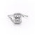 Princess Cut Moissanite Twist Ring