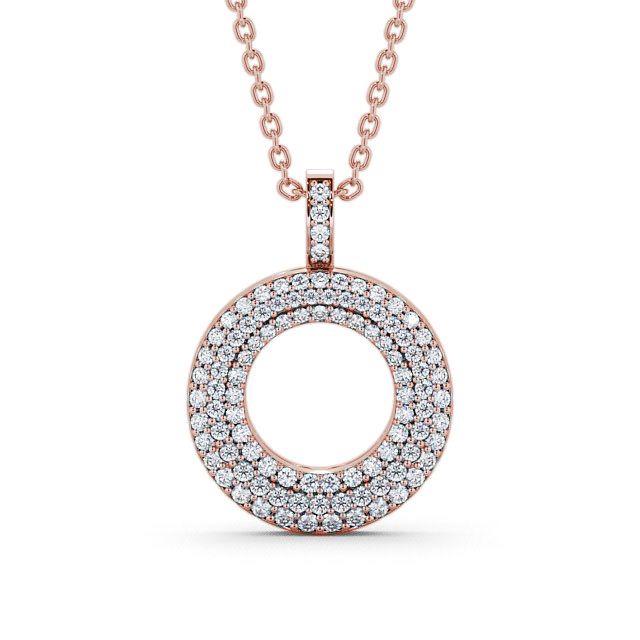 Circle Shaped Pendant 0.75ct