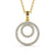 Circle Shaped Pendant 0.55ct