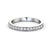 Classic Half Eternity Ring, Round Cut