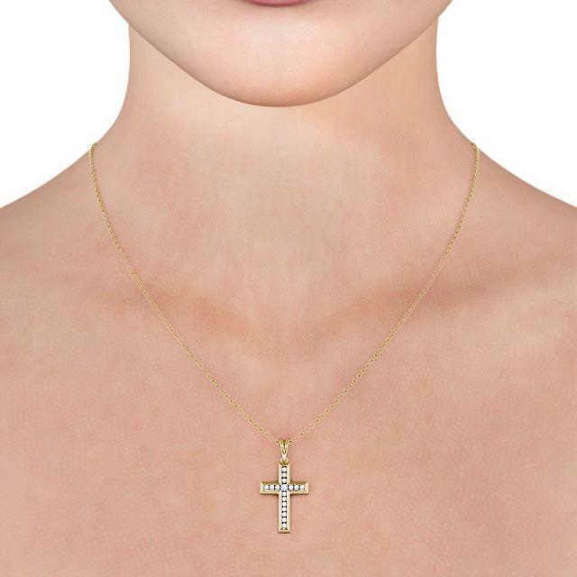 Cross Pendant 0.45ct