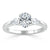 Oval Cut Moissanite 3 Stone Engagement Ring