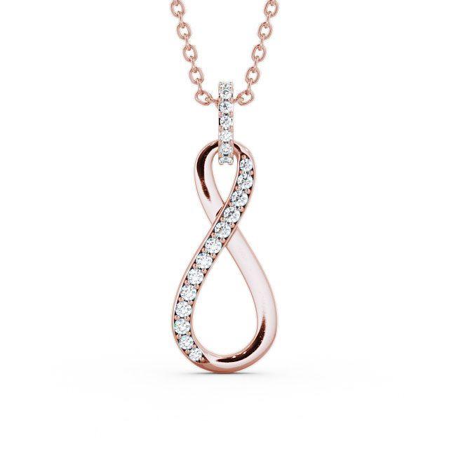 Drop Infinity Pendant 0.35ct