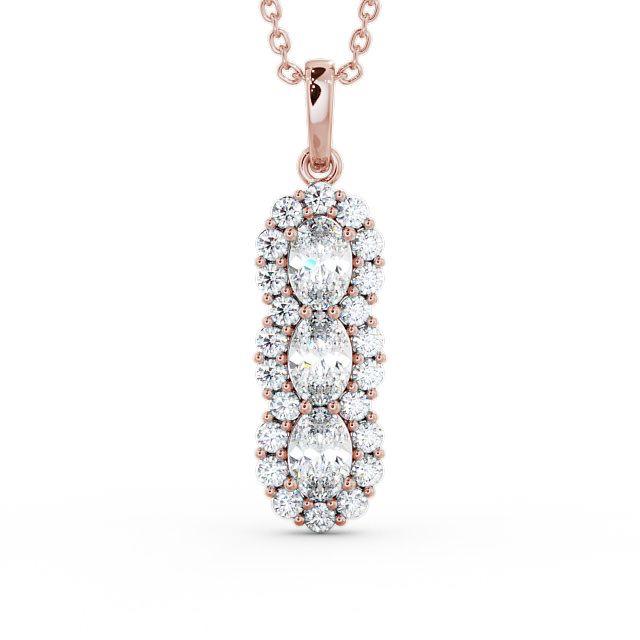 Drop Vintage Style Pendant 1.85ct