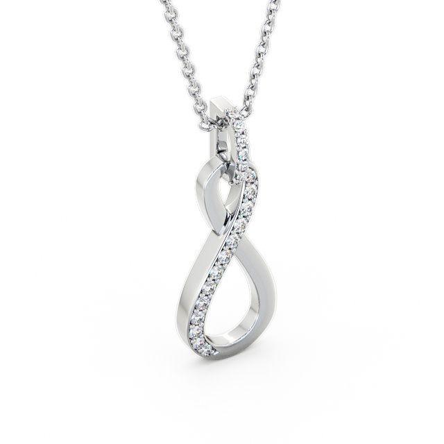 Drop Infinity Pendant 0.35ct