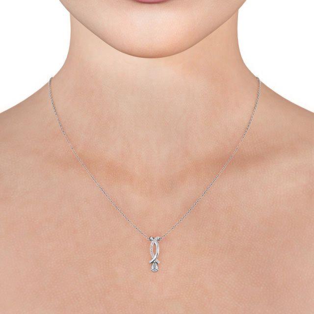 Drop Pear Pendant 0.50ct