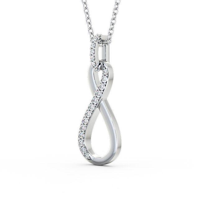 Drop Infinity Pendant 0.35ct