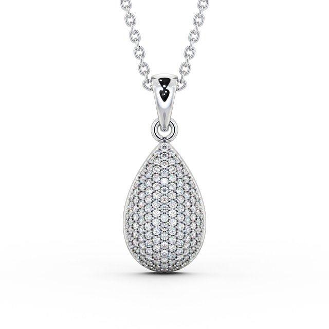 Drop Pavé Set Pendant 0.70ct