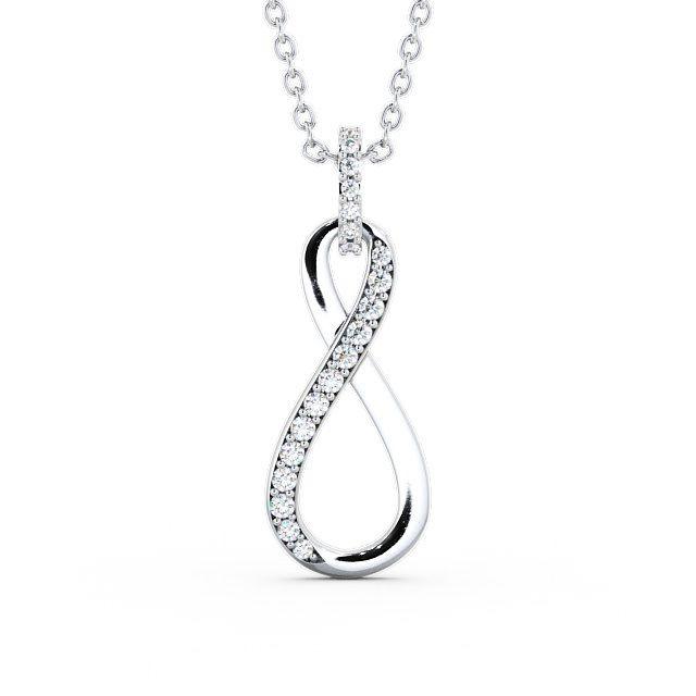 Drop Infinity Pendant 0.35ct