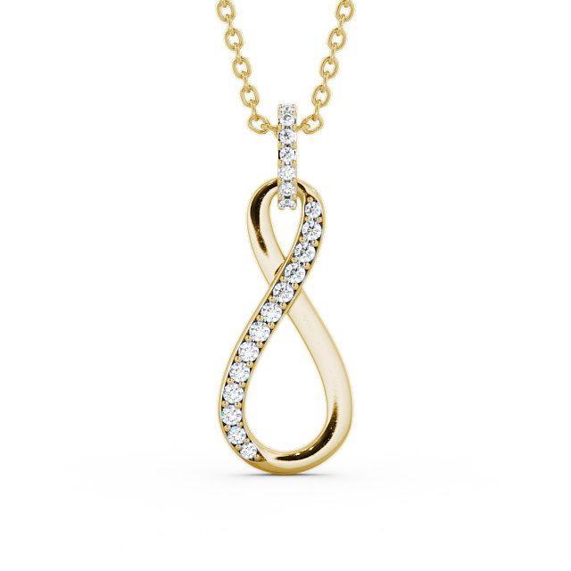 Drop Infinity Pendant 0.35ct