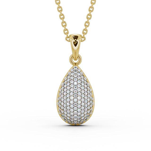 Drop Pavé Set Pendant 0.70ct