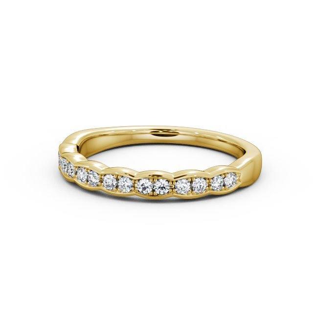 Half Eternity Ring, Round Cut Vintage Design