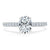 Oval Cut Moissanite Engagement Ring, Classic Style