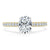 Oval Cut Moissanite Engagement Ring, Classic Style