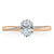 Oval Cut Moissanite Engagement Ring, Classic Style