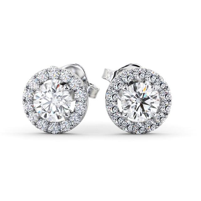 Halo Earrings 0.95ct each