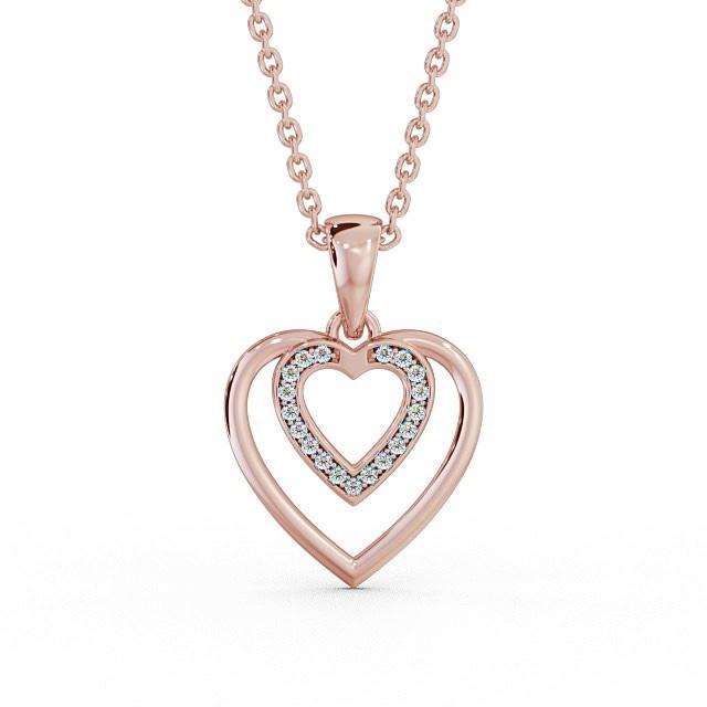 Heart Shaped Pendant 0.15ct