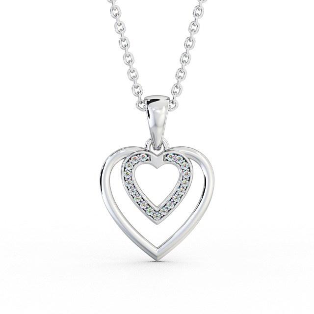 Heart Shaped Pendant 0.15ct