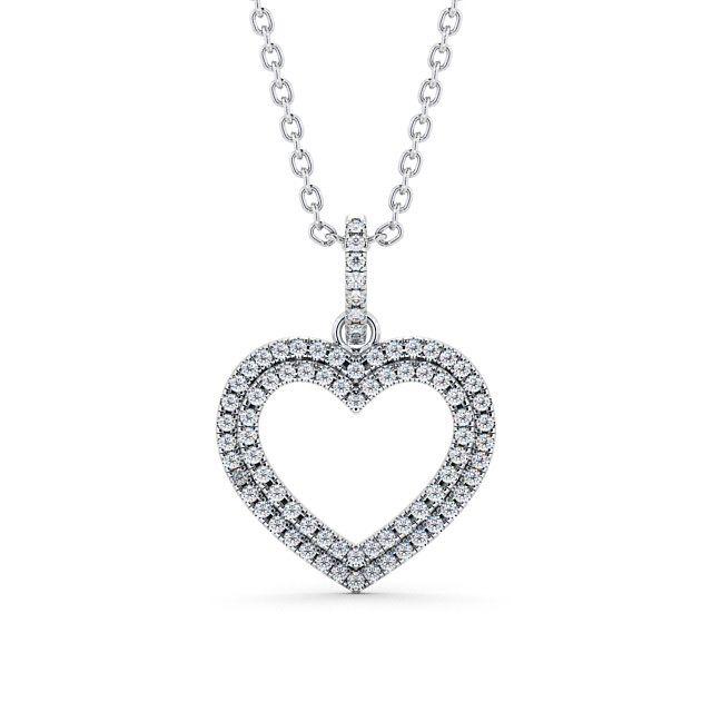 Heart Shaped Pendant 0.50ct