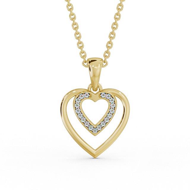 Heart Shaped Pendant 0.15ct