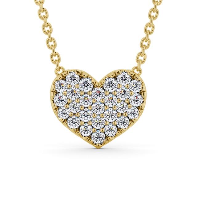 Heart Shaped Pendant 0.55ct