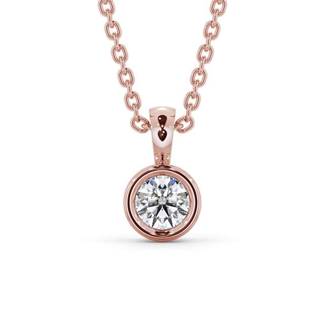 Round Cut Classic Solitaire Pendant