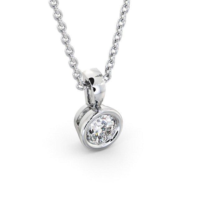 Round Cut Classic Solitaire Pendant